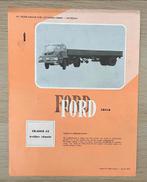 Ford Trader 55 trekker chassis 1964 vrachtwagen folder, Ophalen of Verzenden, Gelezen, Ford