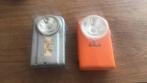 2 x vintage zaklamp -1 x wonder - 1 x oranje, Ophalen of Verzenden, Zo goed als nieuw, Batterij