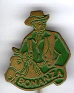 Bonanza Ben groen op koper TV/stripfiguur speldje ( R_062 ), Verzamelen, Speldjes, Pins en Buttons, Verzenden, Zo goed als nieuw