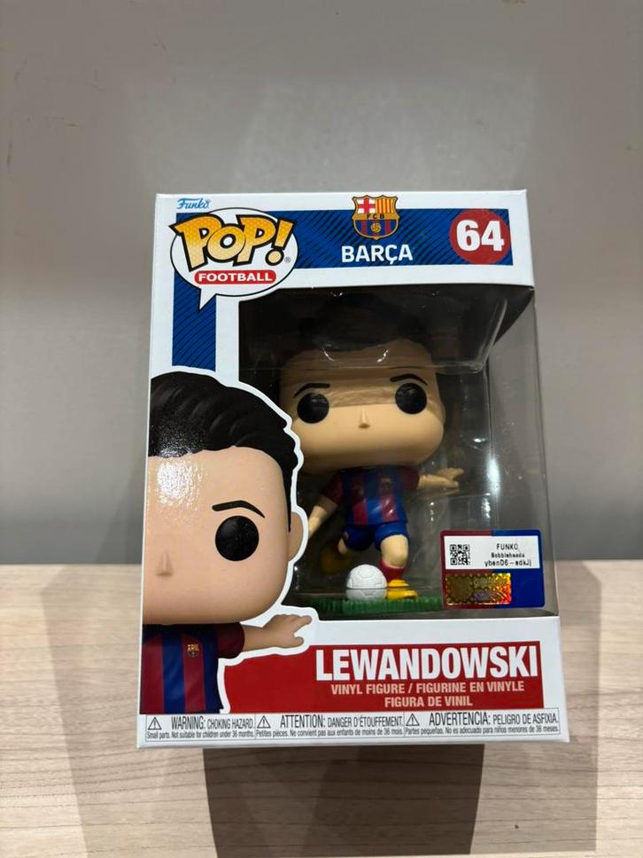 Lewandowski #64 Funko Pop! Football: Barca - Barcelona, Verzamelen, Poppetjes en Figuurtjes, Ophalen of Verzenden