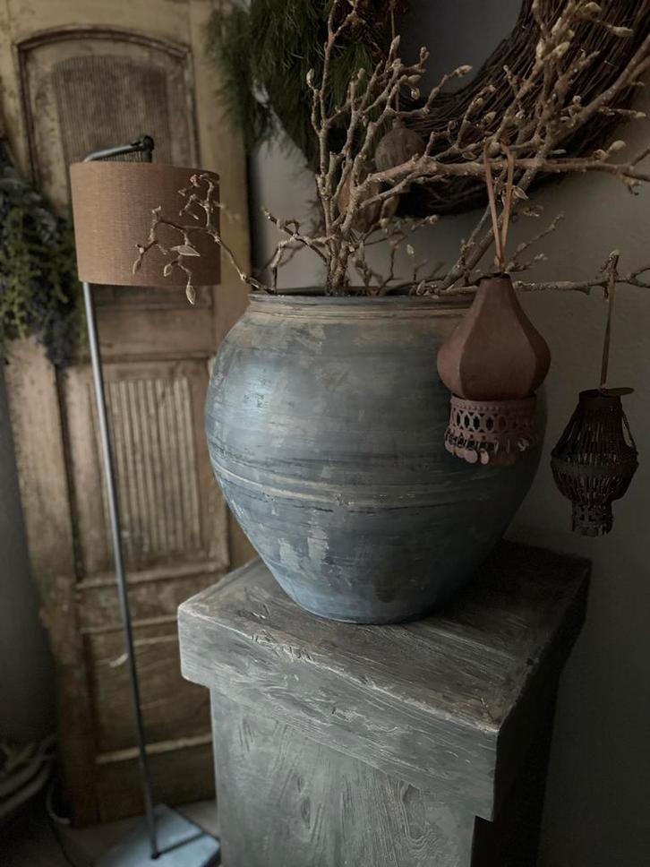 Oude  stenen kruik Aura Peeperkorn, Huis en Inrichting, Woonaccessoires | Overige, Ophalen of Verzenden