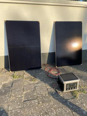 2500W Powerstation + 2x 440w Zonnepaneel Thuisbatterij beschikbaar voor biedingen