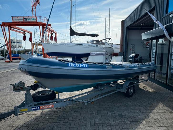 Joker Coaster 650 / Suzuki 200 PK / Pega Comfort, Watersport en Boten, Rubberboten, Gebruikt, Overige merken, Overige materialen
