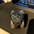 Mats Meier grand cornier horloge, Overige merken, Leer, Staal, Polshorloge