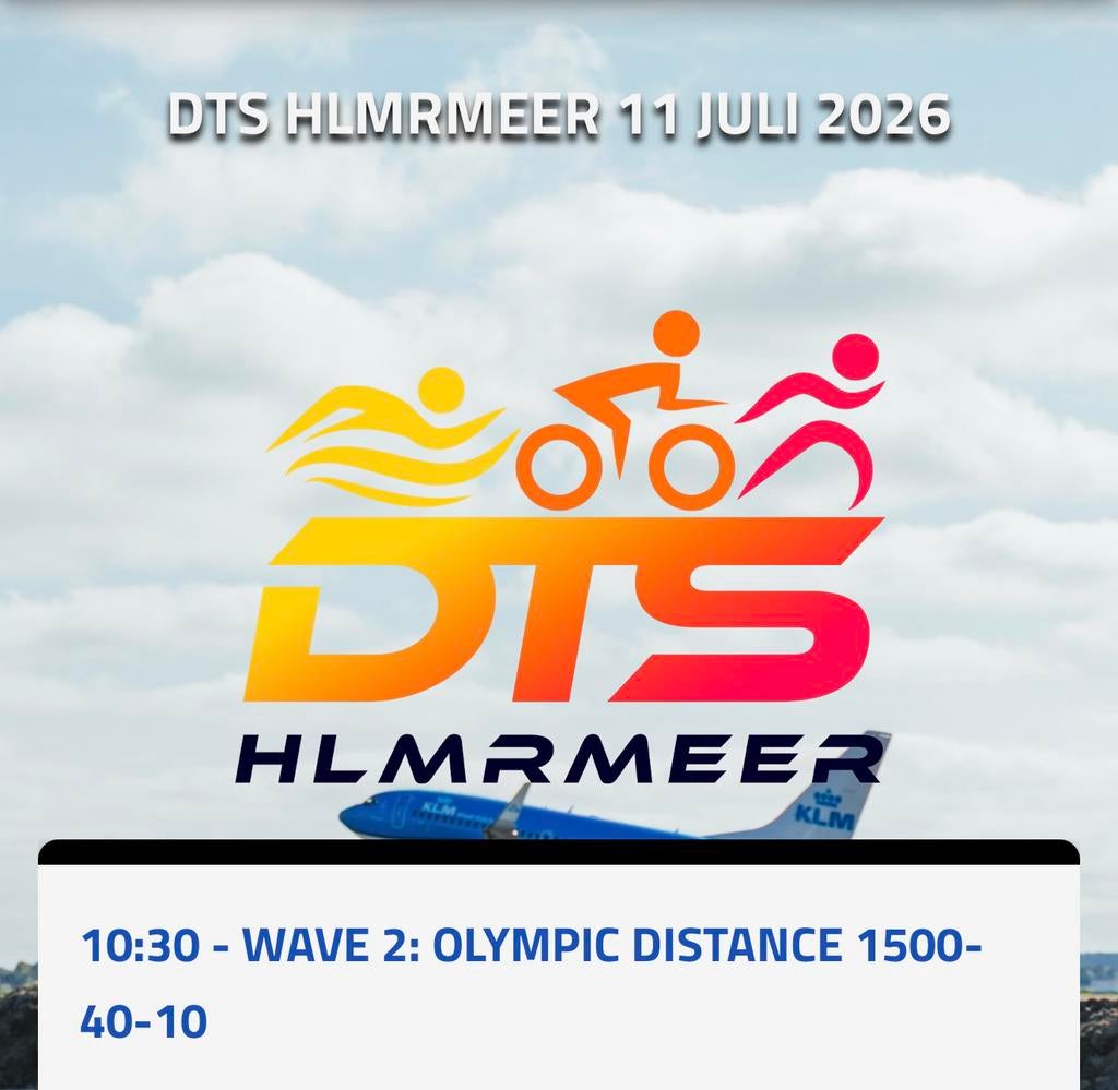 DTS Haarlemmermeer olympische afstand, Tickets en Kaartjes, Eén persoon