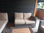 Prachtige loungeset Canadian met kussens, Tuin en Terras, Tuinsets en Loungesets, Ophalen, 4 zitplaatsen, Kunststof, Gebruikt