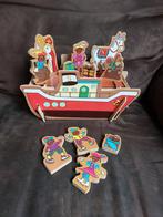 Stoomboot met figuren van hout, Ophalen of Verzenden, Gebruikt