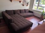 Bruine Hoekbank Jencikova - redelijk goede Staat, Huis en Inrichting, Ophalen, 250 tot 300 cm, Gebruikt, 100 tot 125 cm