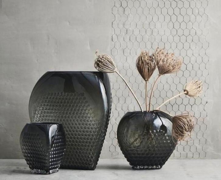 BOLIA Bramble glazen vaas glas 40 cm handgemaakt glaswerk, Huis en Inrichting, Woonaccessoires | Vazen, Nieuw, Ophalen of Verzenden