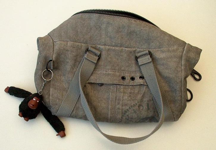 schoudertas / handtas Kipling (grijs), Sieraden, Tassen en Uiterlijk, Tassen | Damestassen, Nieuw, Handtas, Grijs, Ophalen