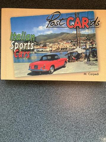 Postcards Italian Sports Cars  M. Carpedi beschikbaar voor biedingen
