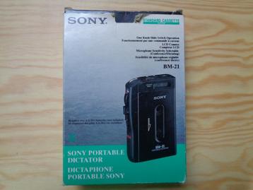 Sony BM-21 casette dictafoon memorecorder beschikbaar voor biedingen