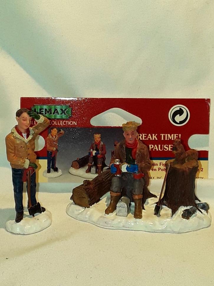 Lemax 22577 break time jaar 2002., Diversen, Kerst, Zo goed als nieuw, Ophalen of Verzenden