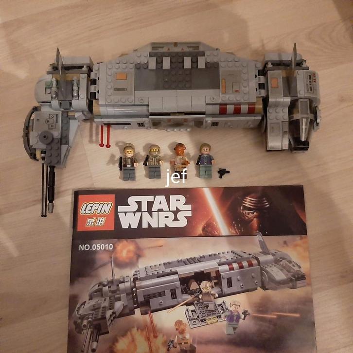 Lepin Star Wars Resistance Troop Transporter z.g.a.n, Kinderen en Baby's, Speelgoed | Bouwstenen, Zo goed als nieuw, Overige merken