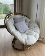 Stoel | Ei-Stoel | Casa Home | Inclusief kussens, Huis en Inrichting, Ophalen, Zo goed als nieuw, Wit, Eén