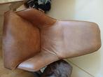 Mooie draaistoel van leer, Huis en Inrichting, Fauteuils, Ophalen, Minder dan 75 cm, Zo goed als nieuw, Metaal