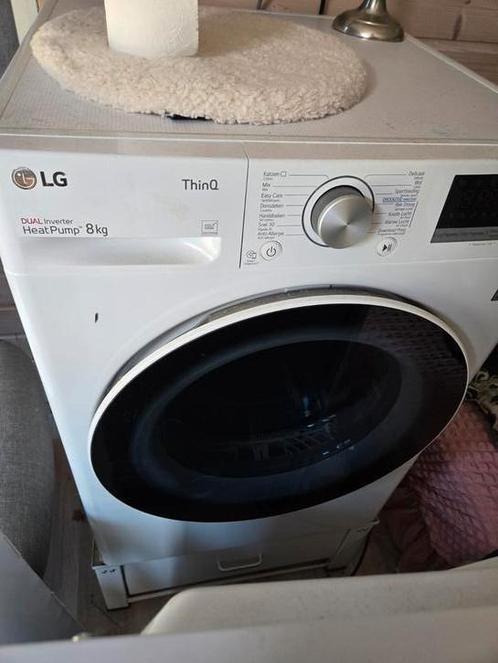 LG RC80V9AV4Q droger 8kg, Witgoed en Apparatuur, Wasdrogers, Gebruikt, Condens, 8 tot 10 kg, 85 tot 90 cm, Ophalen