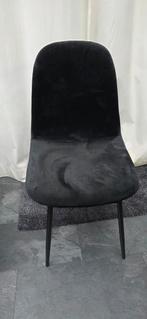 Elegante zwarte stoel, Ophalen, Gebruikt, Zwart, Stof