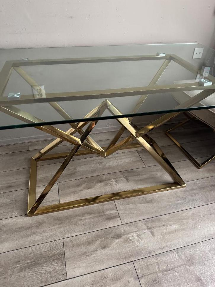 Eric kuster eet tafel, Huis en Inrichting, Tafels | Salontafels, Zo goed als nieuw, Minder dan 50 cm, 50 tot 100 cm, 150 tot 200 cm