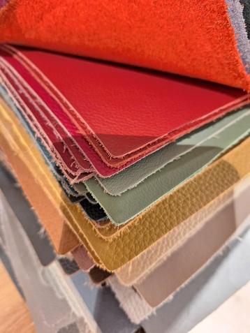 Rundleer Stukken - 135 stuks, 34x32cm beschikbaar voor biedingen