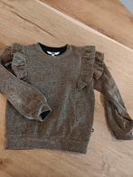 Gouden glitter trui WE 110/116, Ophalen, Zo goed als nieuw, Meisje, Trui of Vest