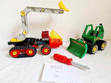 Technisch Duplo Toolo set 3587 shovel+ brandweervoertuig beschikbaar voor biedingen