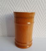 Bamboe doosje, busje doorsnede ong. 8,2 cm, hoogte 14 cm, Ophalen of Verzenden