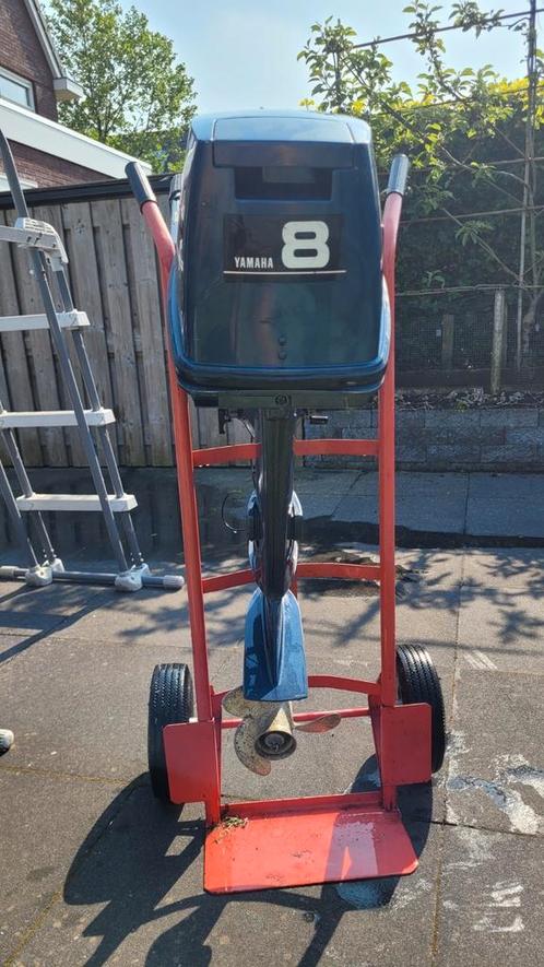 8 pk Yamaha  2-takt, Watersport en Boten, Buiten- en Binnenboordmotoren, Zo goed als nieuw, Benzine, 5 tot 10 pk, Ophalen