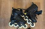 Powerslide Imperial One Black Yellow 80 skeelers maat 39, Gebruikt, Ophalen of Verzenden, Inline skates 4 wielen, Powerslide
