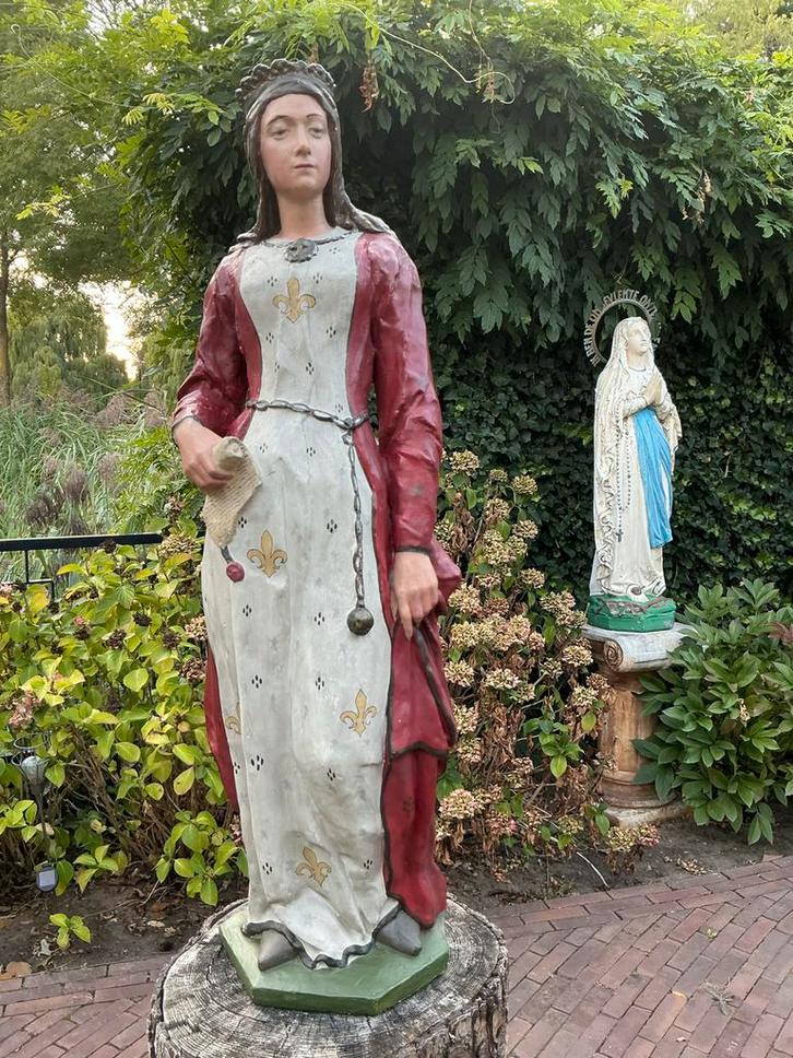 Zeldzaam heiligenbeeld ❤️ Esther van Perzië, Antiek en Kunst, Antiek | Religie, Ophalen