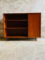 Teak Mid Century mid-board kast , jaren 60, Ophalen, Huis en Inrichting