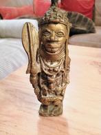 Antiek Benin Bronzen Beeldje - Nigeriaanse Kunst, Ophalen of Verzenden