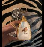 Roodbosjes met de tekst ik denk aan je kan ook zonder, Antiek en Kunst, Ophalen of Verzenden