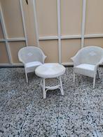 Rotan tuin set heeft altijd binnen  gestaan, Tuin en Terras, Ophalen of Verzenden, Zo goed als nieuw