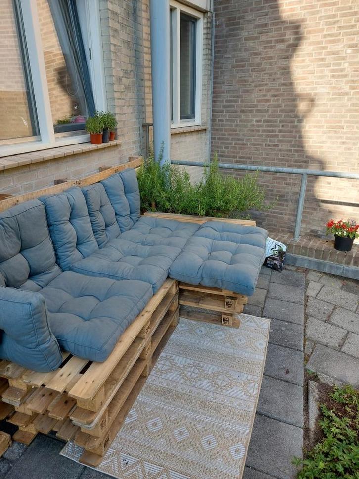 Palletkussens voor loungeset / palletbank, Tuin en Terras, Tuinsets en Loungesets, Zo goed als nieuw, Loungeset, Overige materialen