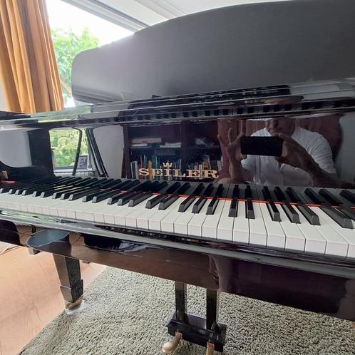 Seiler 180 bj 1988, Muziek en Instrumenten, Piano's, Zo goed als nieuw, Vleugel, Zwart, Hoogglans, Ophalen