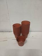 Kweekpotten 8 cm, Tuin en Terras, Bloempotten, Kunststof, Gebruikt, Rond, Ophalen of Verzenden
