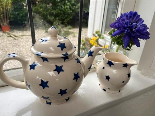 Mooie oude Blue Star theepot met jug 2012, Emma Bridgewater, Huis en Inrichting, Keuken | Servies, Zo goed als nieuw, Overige typen