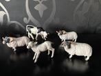 Rubberen speelgoed dieren ram schaap koe en schaapje, Verzamelen, Ophalen of Verzenden, Gebruikt, Boerderijdier, Beeldje of Figuurtje