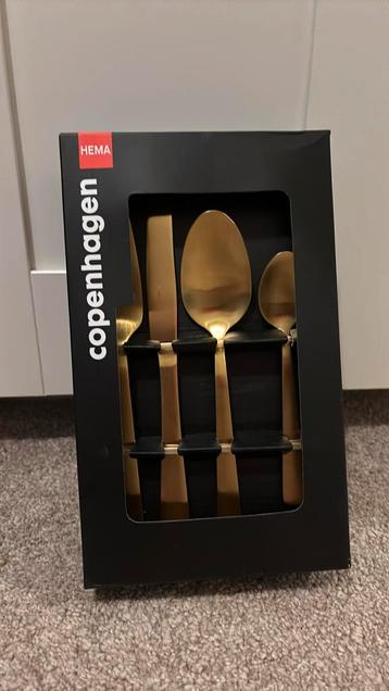 16 delig bestek - goud - zie beschrijving beschikbaar voor biedingen