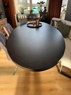 Lamulux eettafel zwart houtnerf deens ovaal, Huis en Inrichting, Tafels | Eettafels, Ophalen, 100 tot 150 cm, 200 cm of meer, Zo goed als nieuw