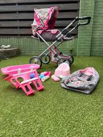 Speelgoed babywagen met vele accessoires, Ophalen of Verzenden, Zo goed als nieuw, Overige typen