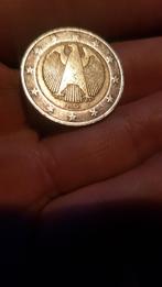 2 euro Duitsland 2002 J met muntfouten, Ophalen of Verzenden