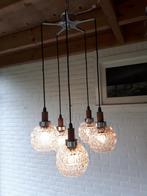 Vintage retro hanglamp Cascadelamp Design mid Century j 60., Huis en Inrichting, Lampen | Hanglampen, Vintage retro jaren 60 glas Design Mid Century.