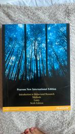 Introduction to Behavioral Research Methods Sixth Edition, Pearson, Ophalen of Verzenden, Beta, WO