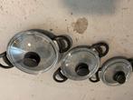 Zeer netjes een keer gebruikt 3 voor 30€, Huis en Inrichting, Keuken | Potten en Pannen, Ophalen of Verzenden, Zo goed als nieuw