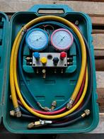 REFCO Meterset M4-3-DELUXE-M-R407C met vulslangen, Witgoed en Apparatuur, Verzenden, Refco, Dimatech, Refco