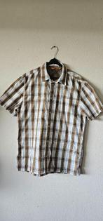 bruine geruiten blouse van Fjallraven maat xl (3725), Kleding | Heren, Grote Maten, Verzenden, Zo goed als nieuw, Bruin, Overhemd