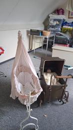Antieke Poppenwagen en Wieg, Antiek en Kunst, Ophalen