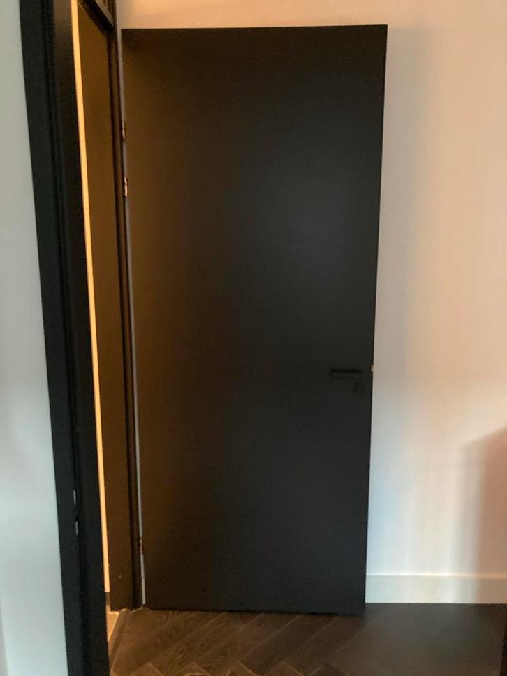 Mooie opdek binnendeur, Doe-het-zelf en Verbouw, Deuren en Horren, Gebruikt, Binnendeur, 200 tot 215 cm, 80 tot 100 cm, Hout, Ophalen